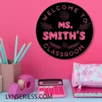 Home Decor Metal Sign Reception To Teacher8217s Classroom 1