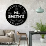 Home Decor Metal Sign Reception To Teacher8217s Classroom 1