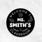 Home Decor Metal Sign Reception To Teacher8217s Classroom 1