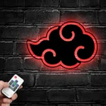 Home Decor Metal Sign Red Cloud Akatsuki Logo Car 1