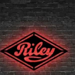 Home Decor Metal Sign Riley Logo Car 1