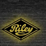 Home Decor Metal Sign Riley Logo Car 1
