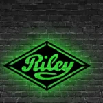 Home Decor Metal Sign Riley Logo Car 1