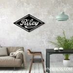 Home Decor Metal Sign Riley Logo Car 1