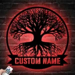 Home Decor Metal Sign Sacred Timber 1