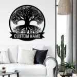 Home Decor Metal Sign Sacred Timber 1