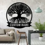 Home Decor Metal Sign Sacred Timber 1