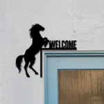 Home Decor Metal Sign Stallion 1