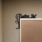 Home Decor Metal Sign Tailored Text 1
