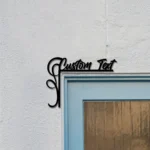 Home Decor Metal Sign Tailored Text 1