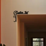 Home Decor Metal Sign Tailored Text 1