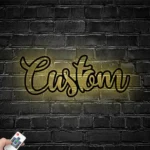 Home Decor Metal Sign Tailored Your Custom Text Words 1