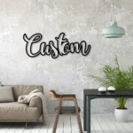 Home Decor Metal Sign Tailored Your Custom Text Words 1