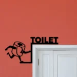 Home Decor Metal Sign Toilet 1