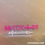 Home Decor Neon Sign Artistic Let8217s Tox About It 1