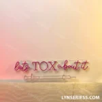 Home Decor Neon Sign Artistic Let8217s Tox About It 1