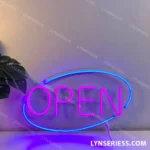 Home Decor Neon Sign Basic Open 1