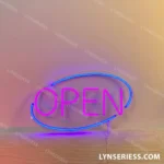 Home Decor Neon Sign Basic Open 1