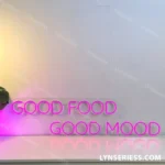 Home Decor Neon Sign Custom Eat Good Feel Good Custom 1
