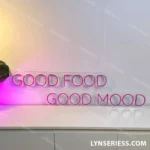 Home Decor Neon Sign Custom Eat Good Feel Good Custom 1