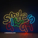 Home Decor Neon Sign Custom Smile Always 1