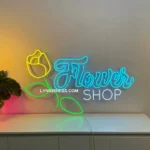 Home Decor Neon Sign Cute Flower Shop 1