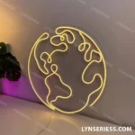 Home Decor Neon Sign Earth 1