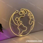 Home Decor Neon Sign Earth 1