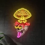 Home Decor Neon Sign Exploded Skull 1