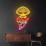 Home Decor Neon Sign Exploded Skull 1