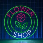 Home Decor Neon Sign Flower Shop Led 1
