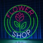 Home Decor Neon Sign Flower Shop Led 1