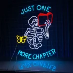 Home Decor Neon Sign Just One More Chapter Led 1