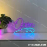 Home Decor Neon Sign Open 1