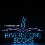 Home Decor Neon Sign Reading Book 1