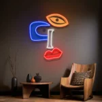 Home Decor Neon Sign Single Face Avant Garde Art Picasso 1