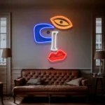 Home Decor Neon Sign Single Face Avant Garde Art Picasso 1