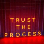 Home Decor Neon Sign Trust The Process 1