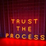 Home Decor Neon Sign Trust The Process 1