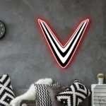 Home Decor Neon Sign Vinfast Logo 1
