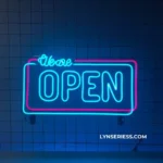 Home Decor Neon Sign We Are Open 1