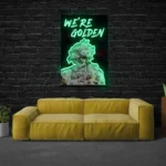 Home Decor Neon Sign We8217re Golden 1