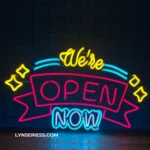 Home Decor Neon Sign We8217re Open Now 1