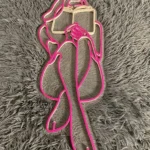 Home Decor Neon Sign Woman Reading Book Led 1