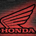 Honda Metal Sign Logo Car 1