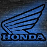 Honda Metal Sign Logo Car 1