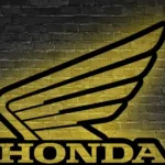 Honda Metal Sign Logo Car 1