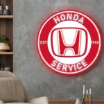 Honda Neon Sign Super Car 1
