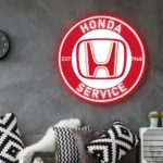 Honda Neon Sign Super Car 1