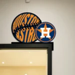 Houston Astros Metal Sign Astros Baseball 1